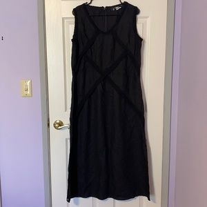 Linen fabric dress beautiful design